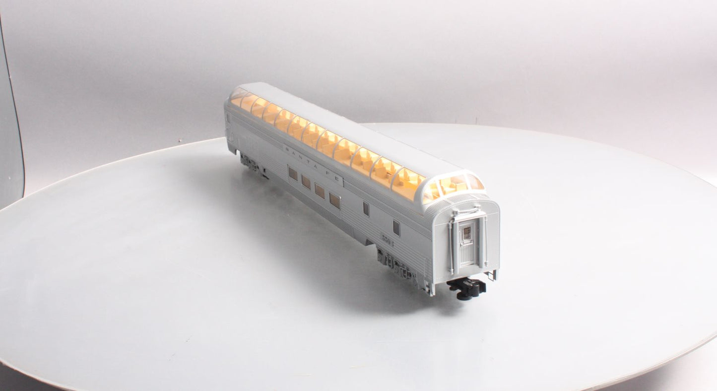 Lionel 1927030 O Gauge Santa Fe 21 Stationsounds Diner Dome #550