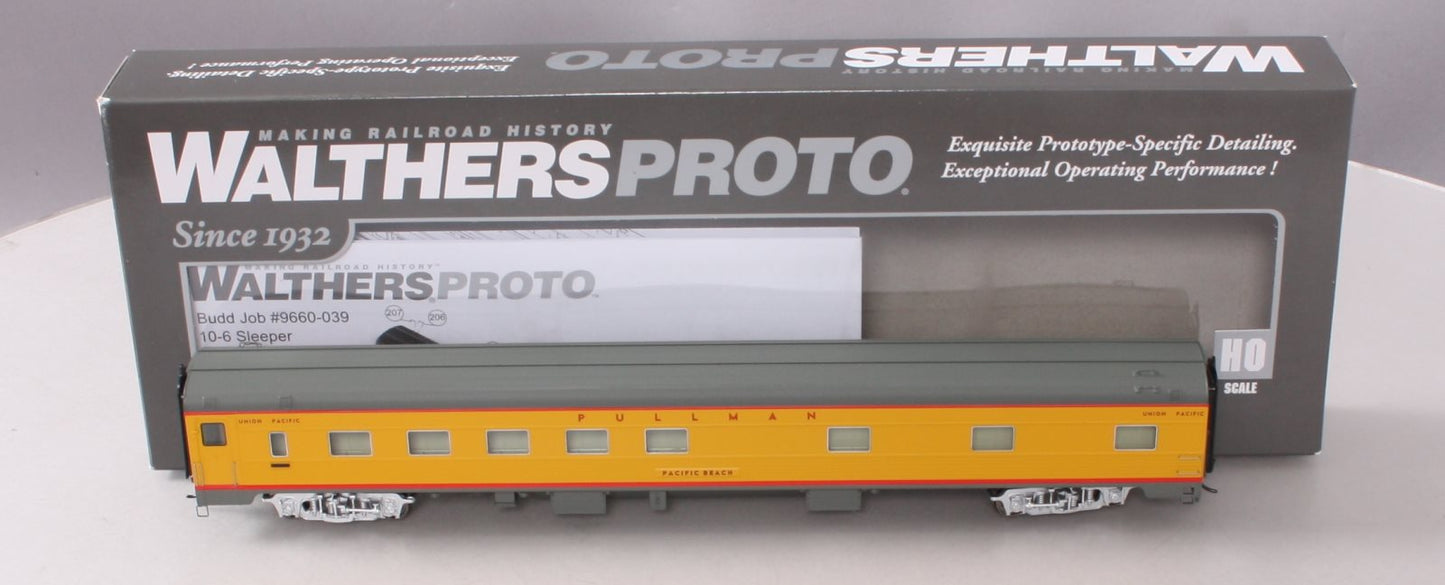 Walthers 920-9545 HO Union Pacific '85 Budd Pacific Series 10-6 Sleeper