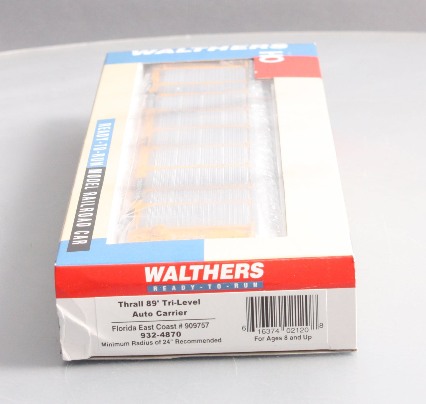 Walthers 932-4870 HO FEC Thrall 89' Tri-Level Auto Carrier #909757 LN/Box
