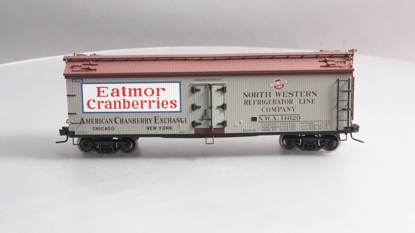Atlas 9117-1 O Eatmor Cranberries Woodside Refrigerator Car (2 Rail) LN/Box