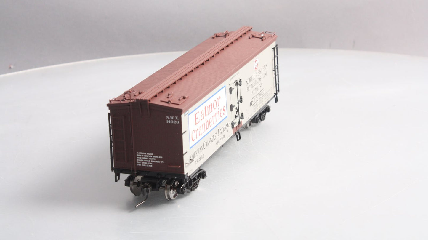 Atlas 9117-1 O Eatmor Cranberries Woodside Refrigerator Car (2 Rail) LN/Box