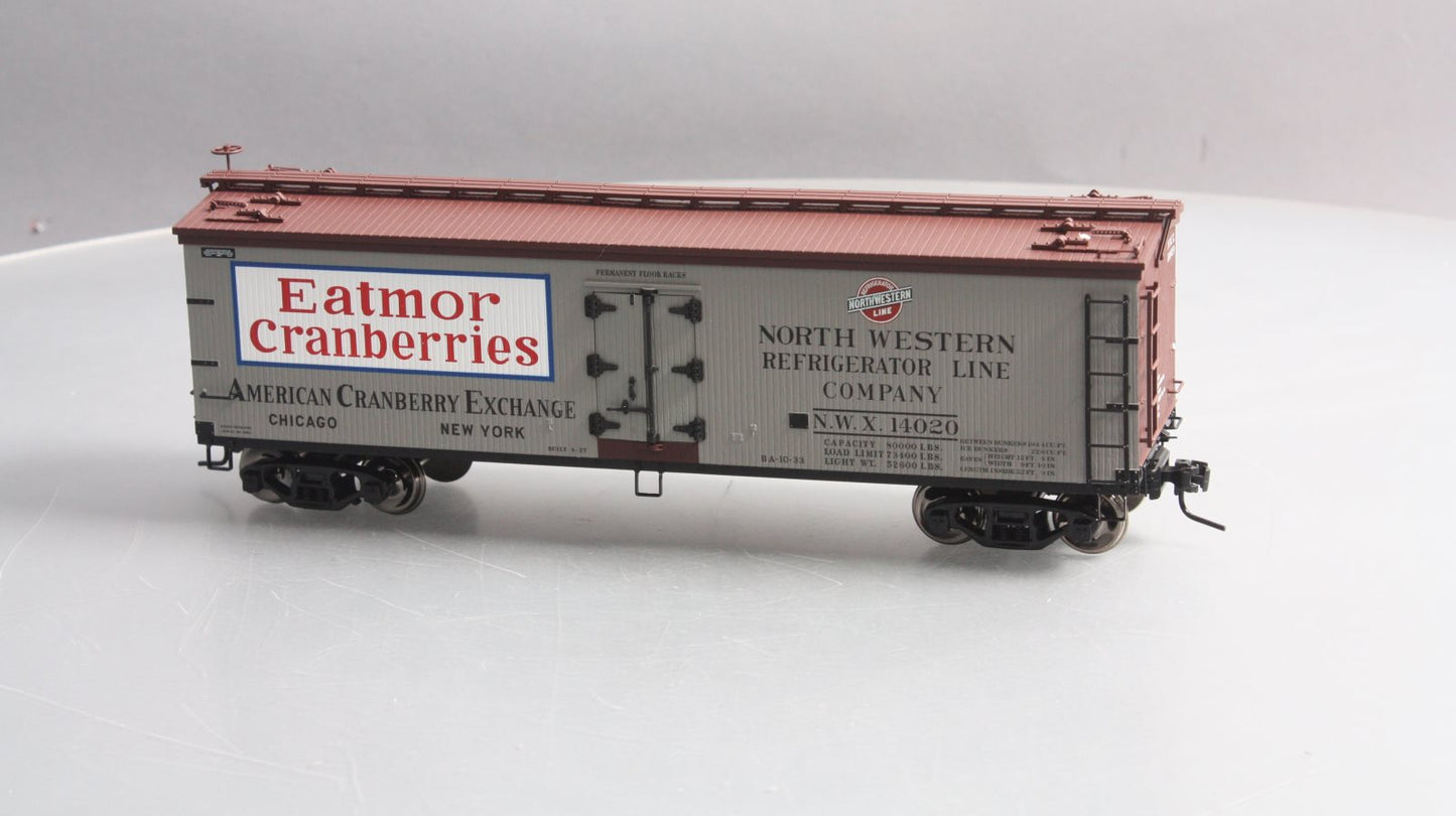 Atlas 9117-1 O Eatmor Cranberries Woodside Refrigerator Car (2 Rail) LN/Box