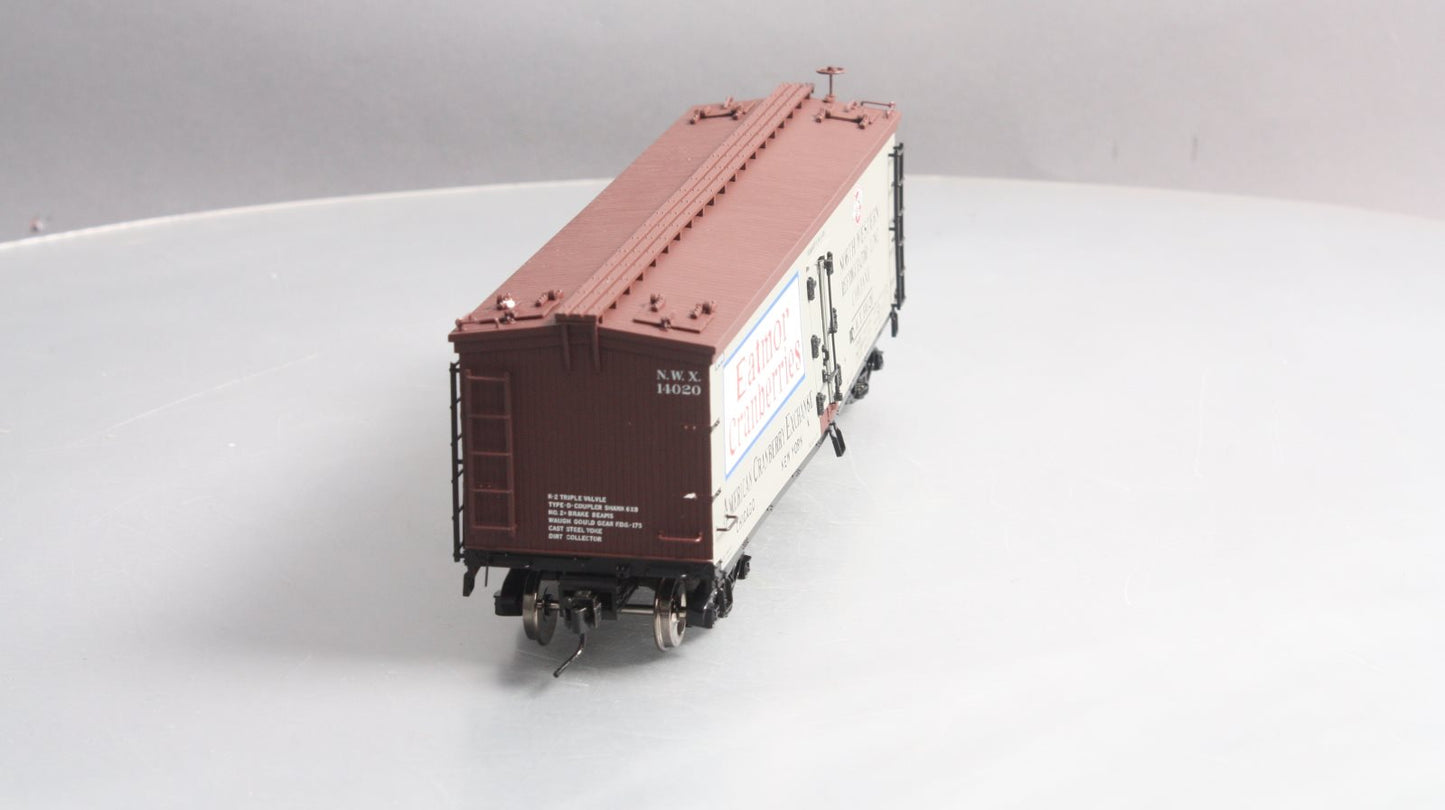 Atlas 9117-1 O Eatmor Cranberries Woodside Refrigerator Car (2 Rail) LN/Box