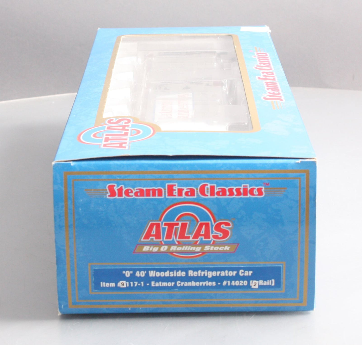 Atlas 9117-1 O Eatmor Cranberries Woodside Refrigerator Car (2 Rail) LN/Box