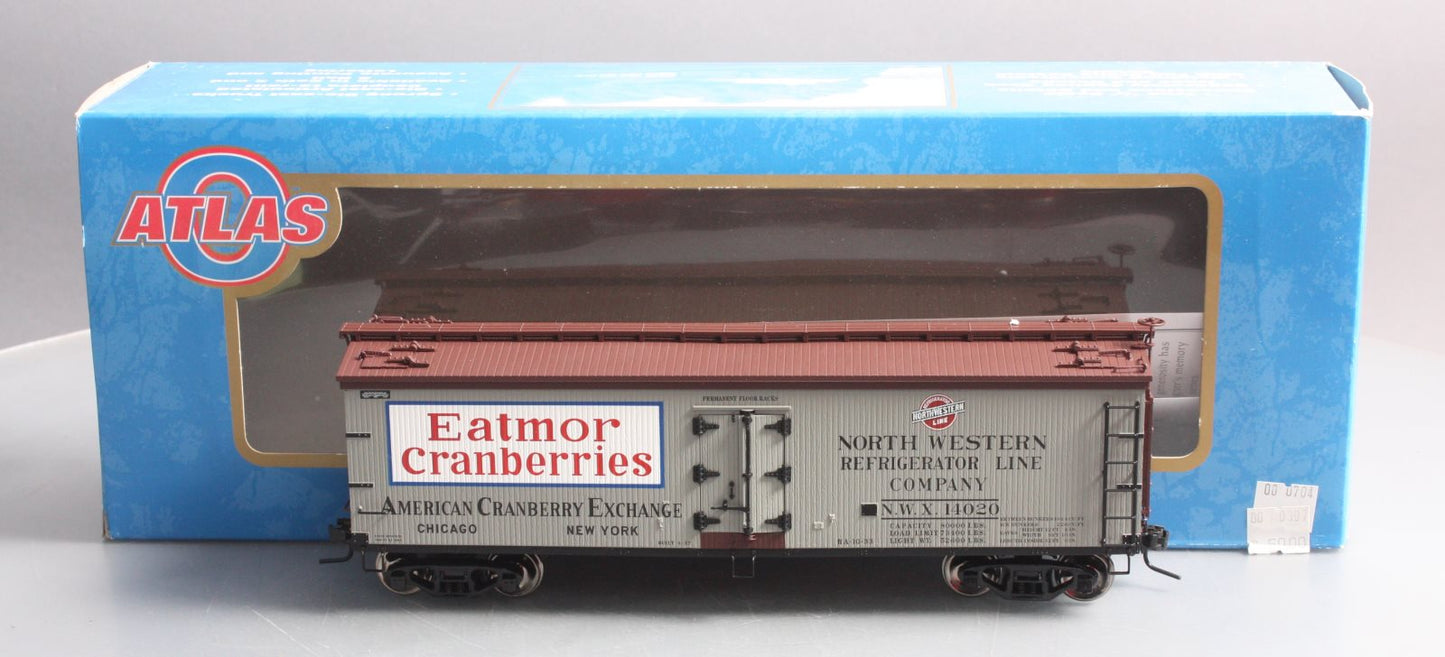 Atlas 9117-1 O Eatmor Cranberries Woodside Refrigerator Car (2 Rail) LN/Box