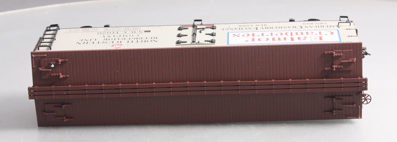 Atlas 9117-1 O Eatmor Cranberries Woodside Refrigerator Car (2 Rail) LN/Box