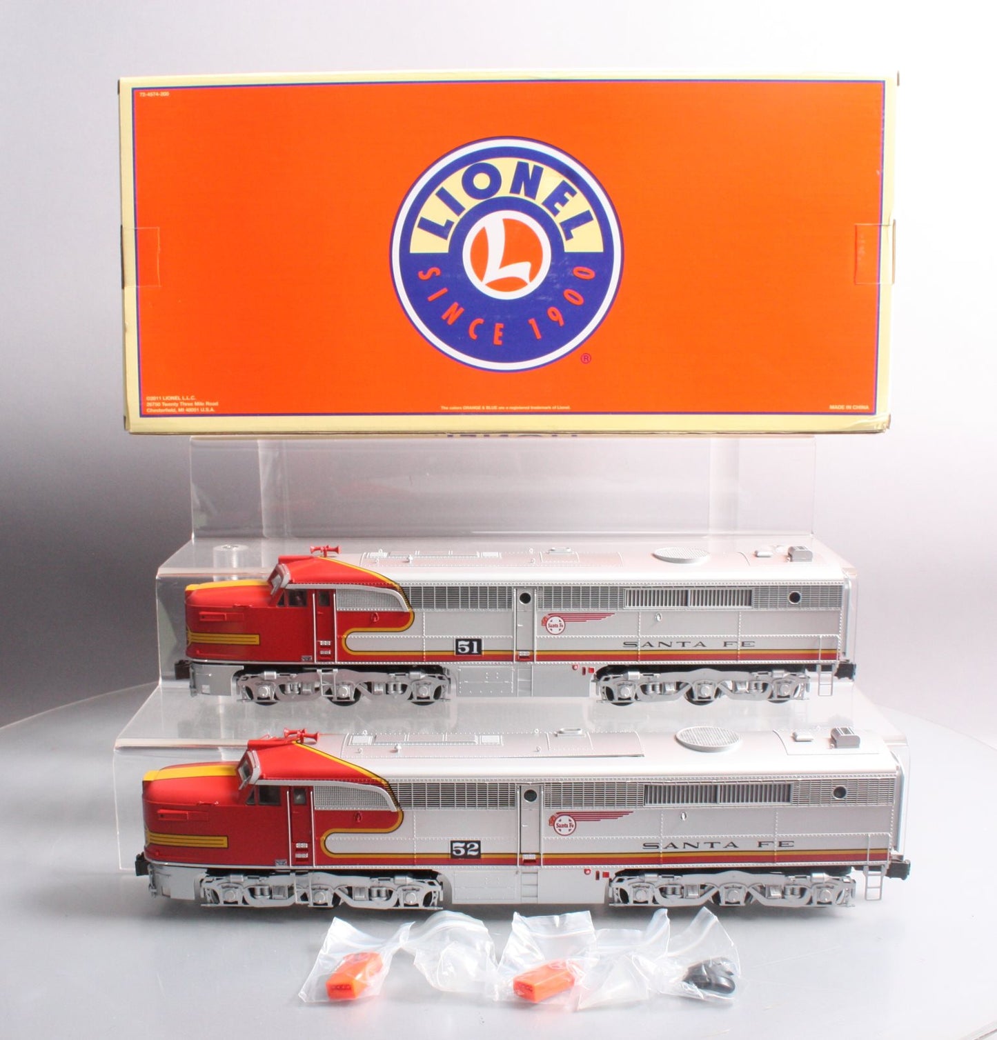 Lionel 6-34568 Santa Fe Alco PA A-A Legacy Diesel Locomotive Set #51/52 LN/Box