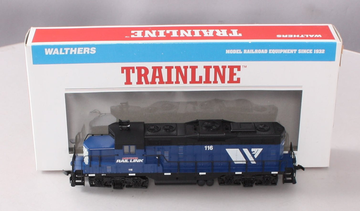 Walthers 931-119 HO Montana Rail Link GP9M Powered Diesel Locomotive #116 LN/Box
