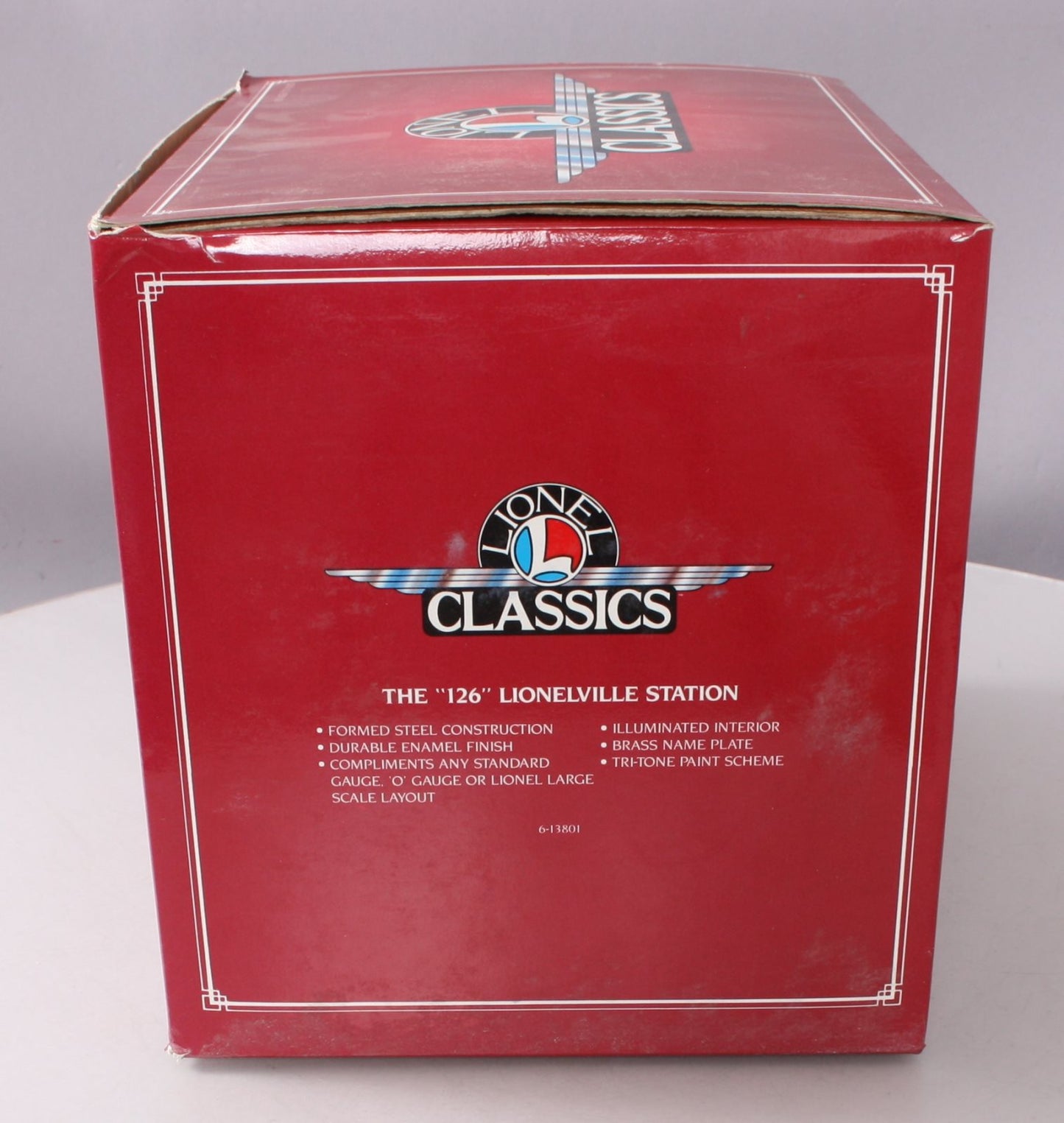 Lionel 6-13801 O Tinplate Classics The #126 Lionelville Station Built Building LN/Box