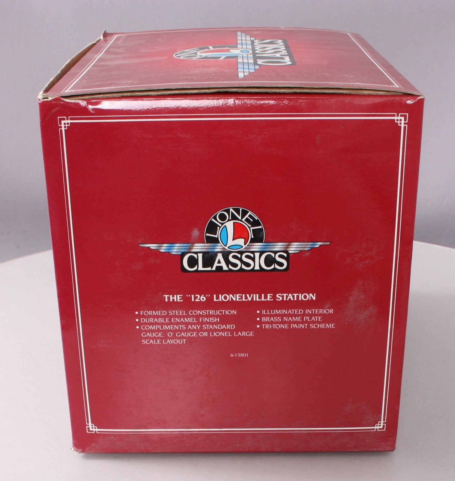 Lionel 6-13801 O Tinplate Classics The #126 Lionelville Station Built Building LN/Box