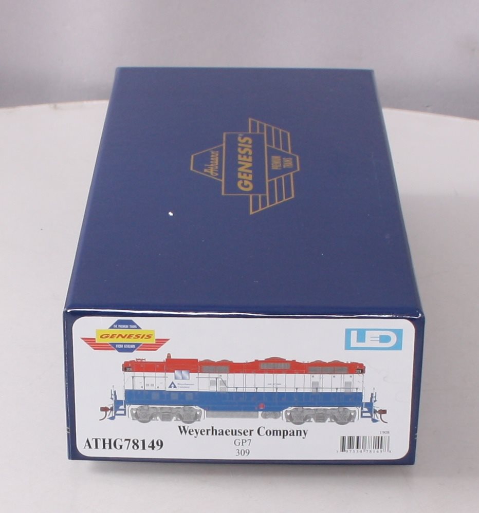 Athearn G78149 HO Weyerhaeuser/Bicentennial GP7 Diesel Locomotive #309