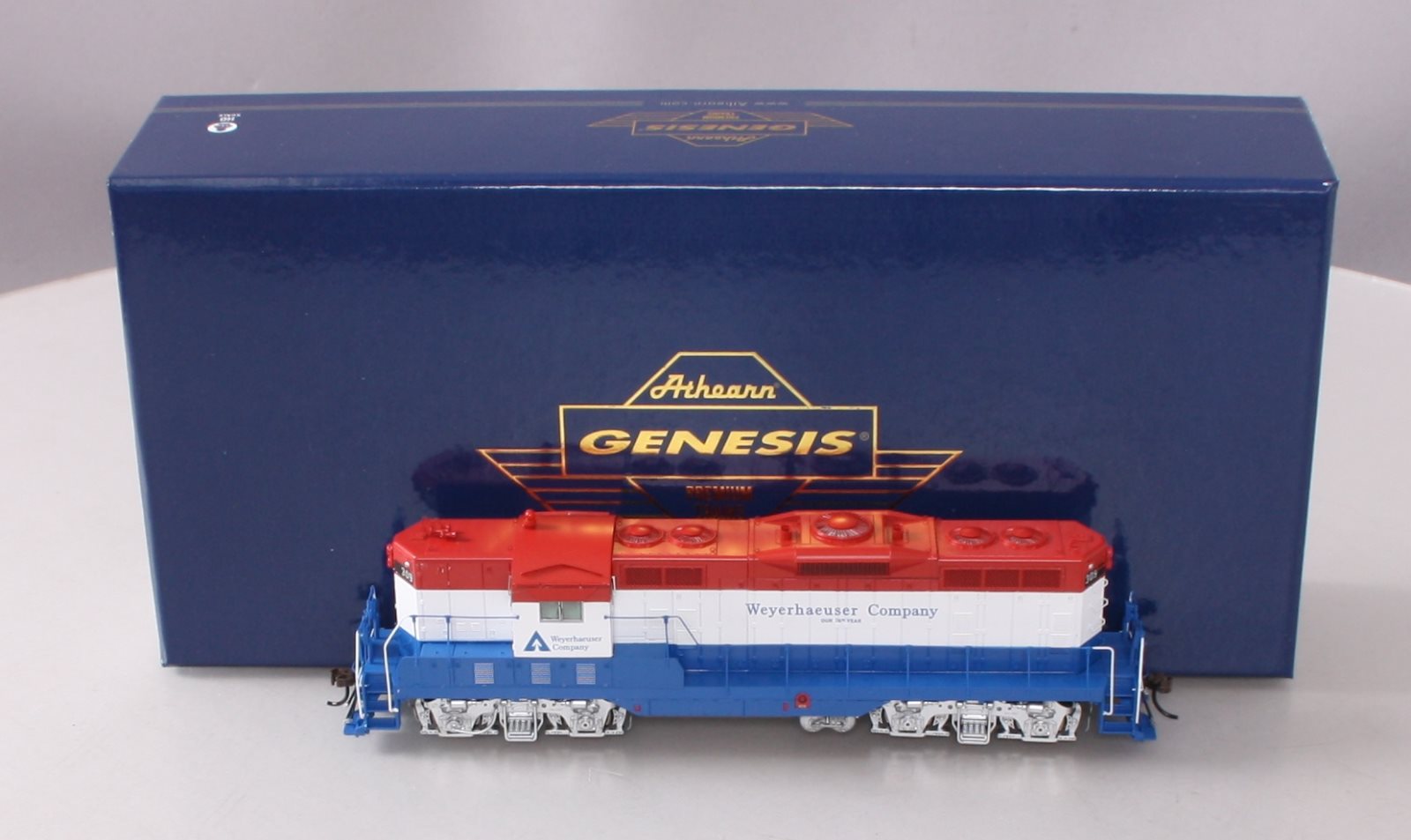 Athearn G78149 HO Weyerhaeuser/Bicentennial GP7 Diesel Locomotive #309