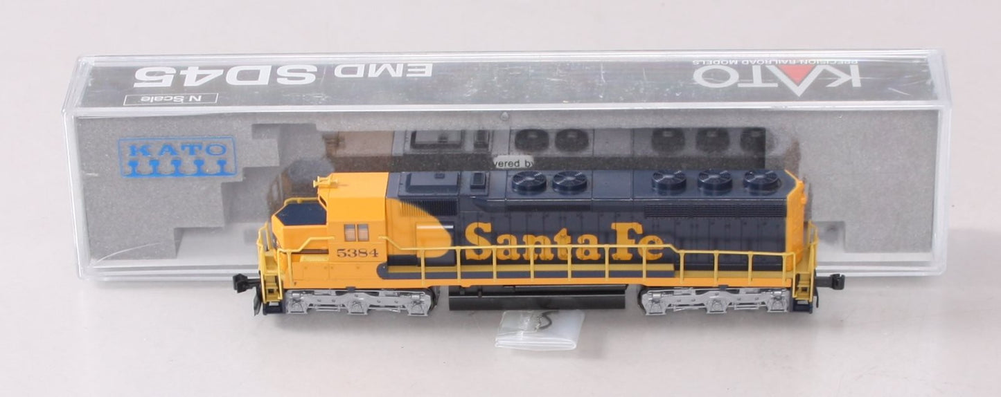 Kato 176-3128 N Atchison Topeka Santa Fe SD45 Diesel Locomotive #5384