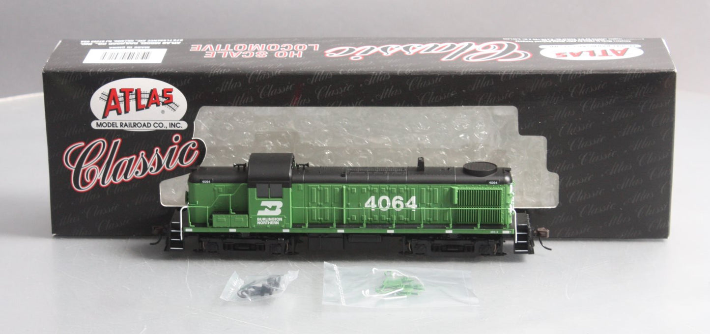 Atlas 7016 HO Scale Burlington Northern RS-3 Diesel Locomotive #4064