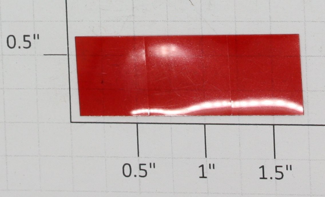 Lionel 112-138 Super O Gauge Bright Red Remote Control Switch Cover Lens