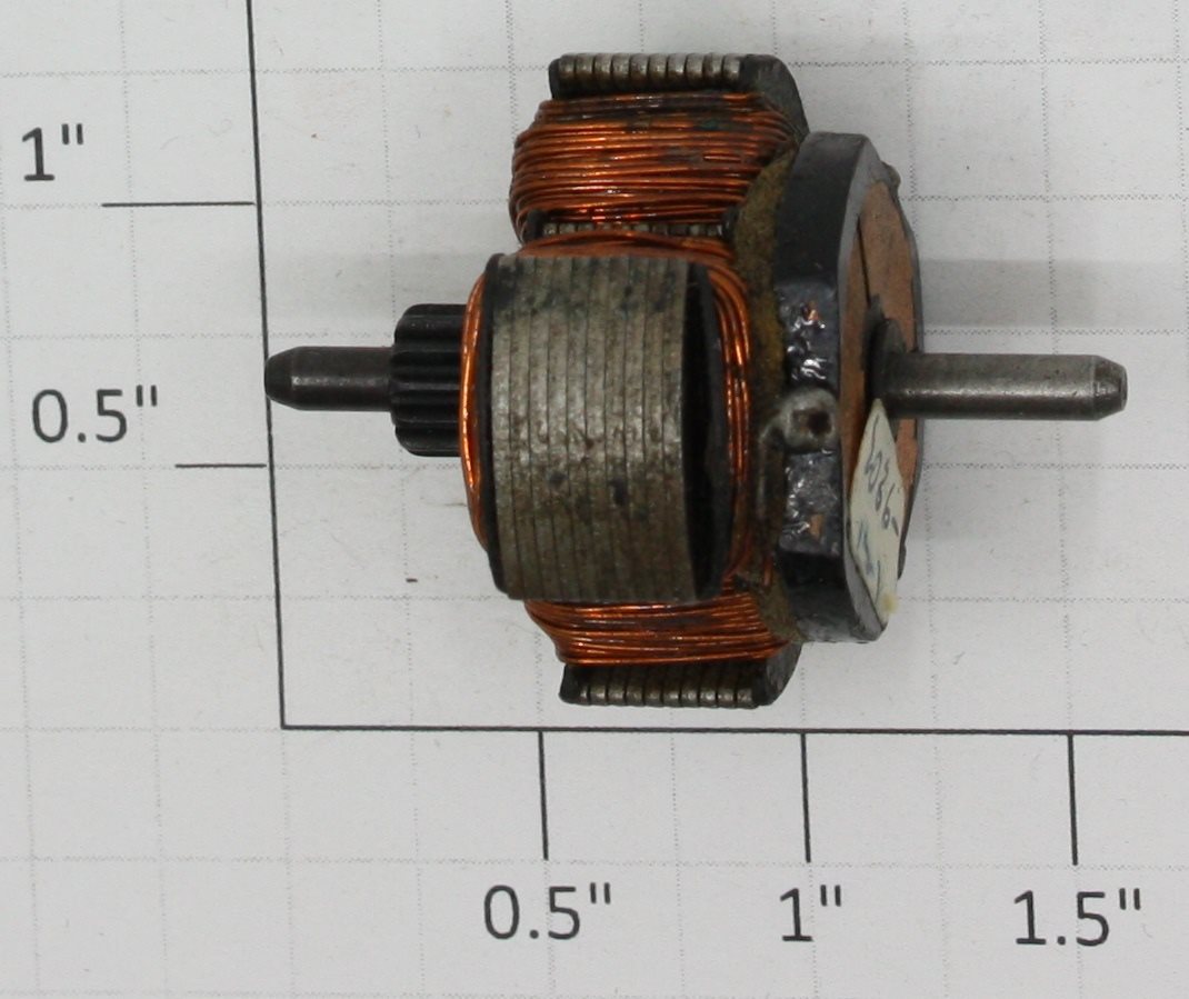 Lionel 2036-121 Motor Armature with 2036-127 Pinion