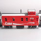 LGB 44790 LGB G Scale Coca-Cola Caboose (Metal Wheels) LN/Box