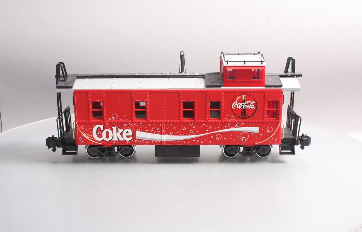 LGB 44790 LGB G Scale Coca-Cola Caboose (Metal Wheels) LN/Box