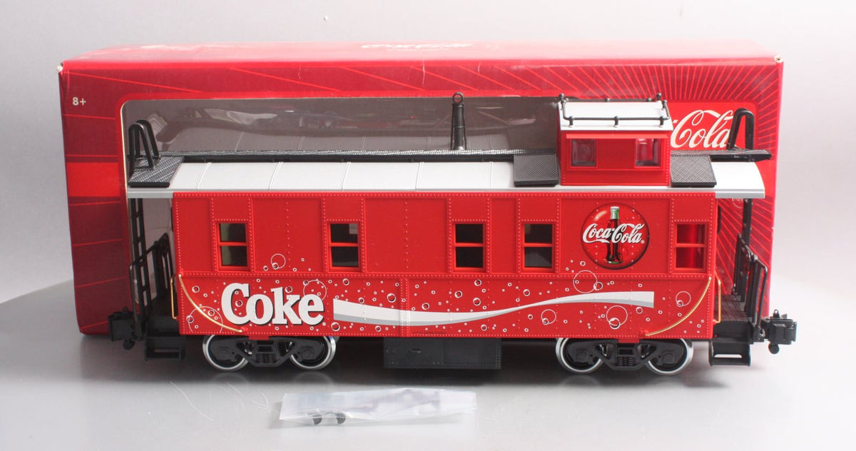 LGB 44790 LGB G Scale Coca-Cola Caboose (Metal Wheels) LN/Box
