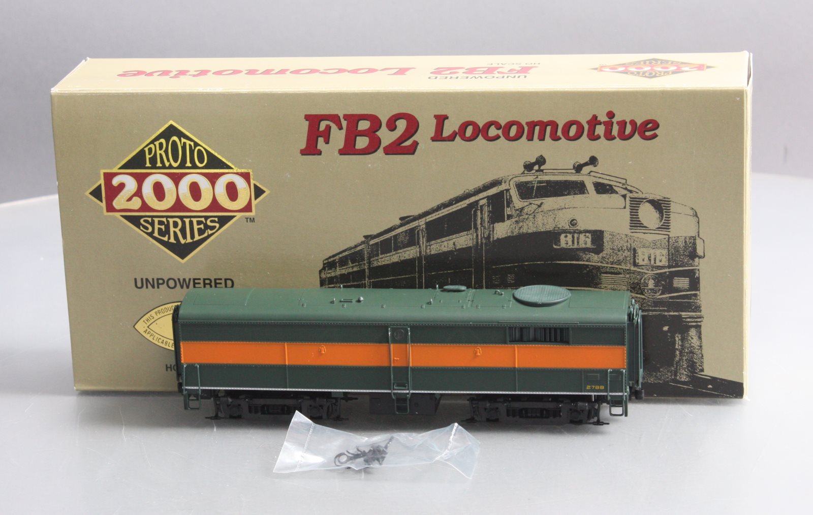 Proto 2000 8361 HO Scale Great Northern Unpowered FB2 B-Unit  #278B