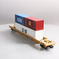 MTH 20-95232 O TTX Husky Stack Car w/2 20' Containers and a 40' Container