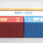MTH 20-95232 O TTX Husky Stack Car w/2 20' Containers and a 40' Container