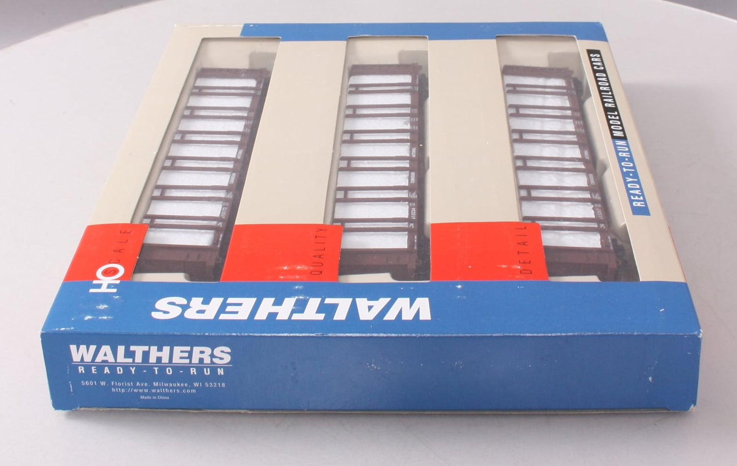 Walthers 932-33151 HO Canadian National 63' Pulpwood Flatcars (Set of 3) LN/Box
