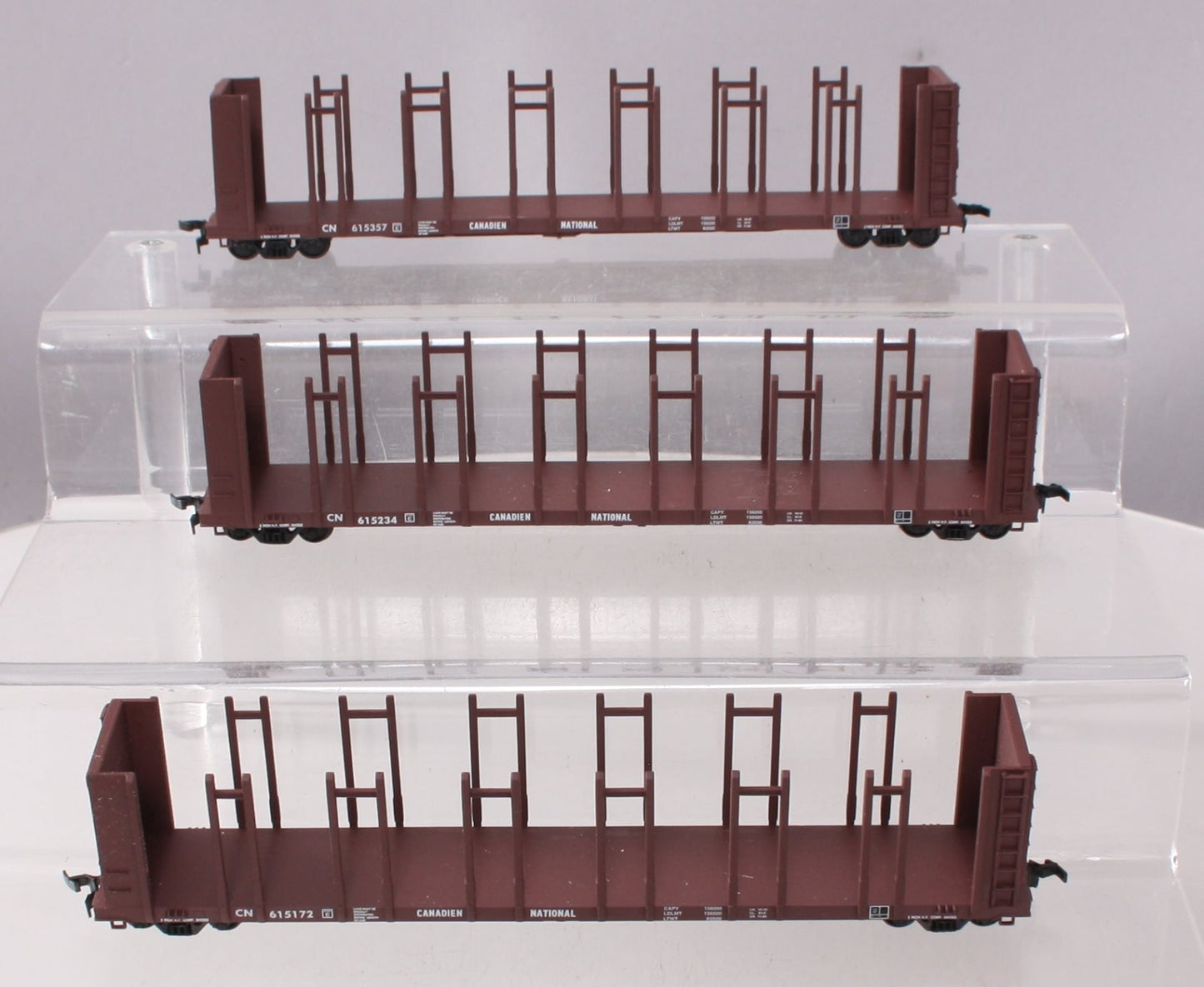Walthers 932-33151 HO Canadian National 63' Pulpwood Flatcars (Set of 3) LN/Box