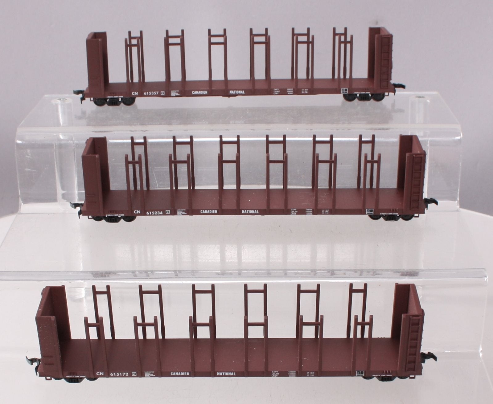 Walthers 932-33151 HO Canadian National 63' Pulpwood Flatcars (Set of 3) LN/Box
