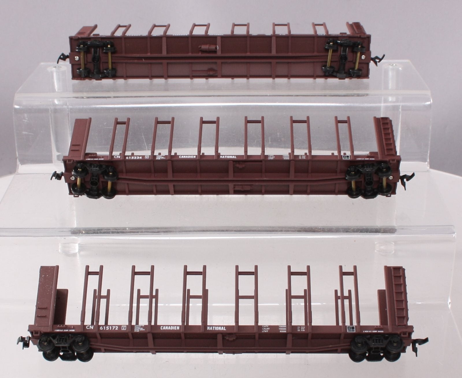 Walthers 932-33151 HO Canadian National 63' Pulpwood Flatcars (Set of 3) LN/Box