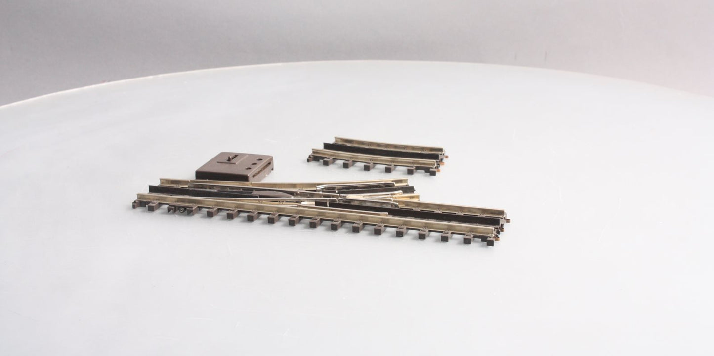 MTH 45-1003 O31 ScaleTrax Nickel Silver Left Hand Remote Switch Turnout