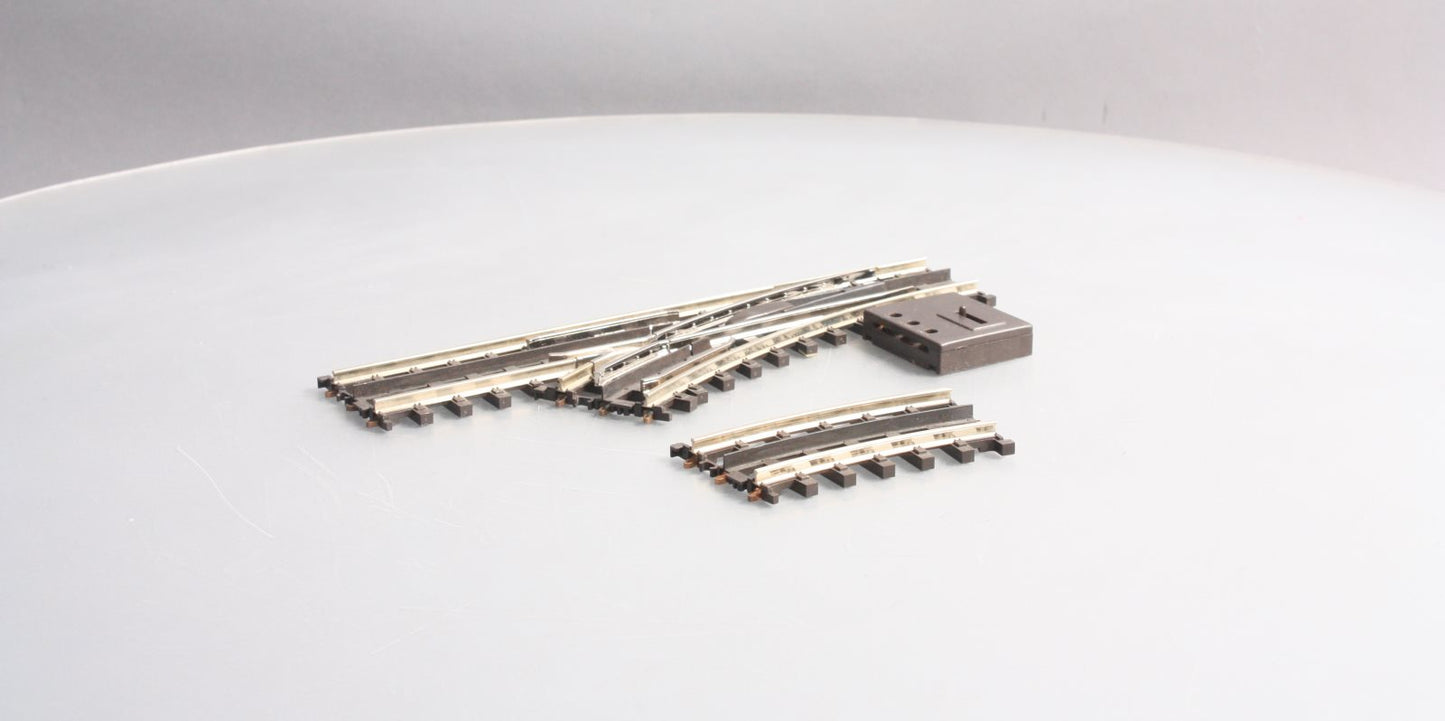 MTH 45-1003 O31 ScaleTrax Nickel Silver Left Hand Remote Switch Turnout