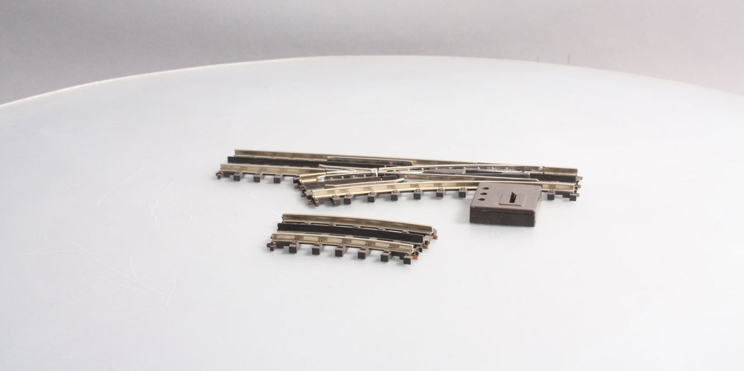 MTH 45-1003 O31 ScaleTrax Nickel Silver Left Hand Remote Switch Turnout
