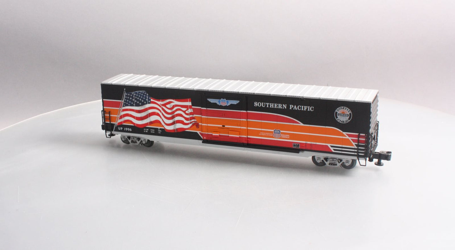 Lionel 6-85406 O Southern Pacific Heritage LED Flag Boxcar #1996