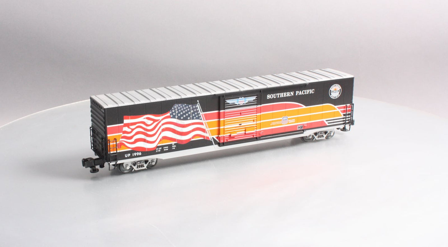 Lionel 6-85406 O Southern Pacific Heritage LED Flag Boxcar #1996