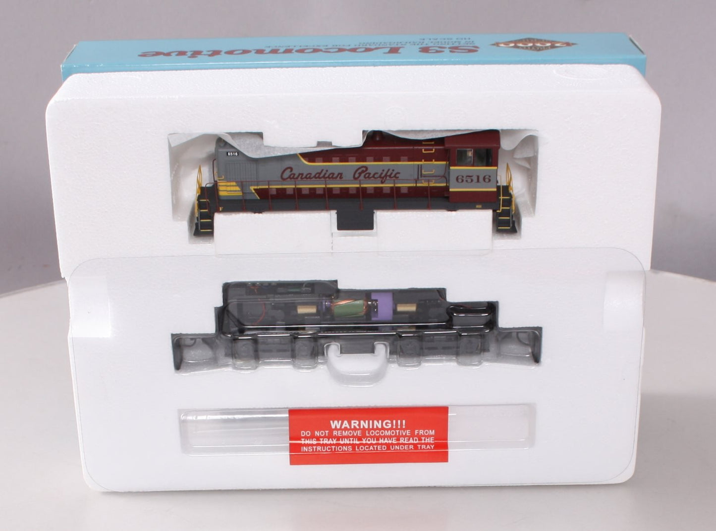 Proto 2000 213801 HO Scale Canadian Pacific Alco S3 Diesel Locomotive #6516 MT/Box