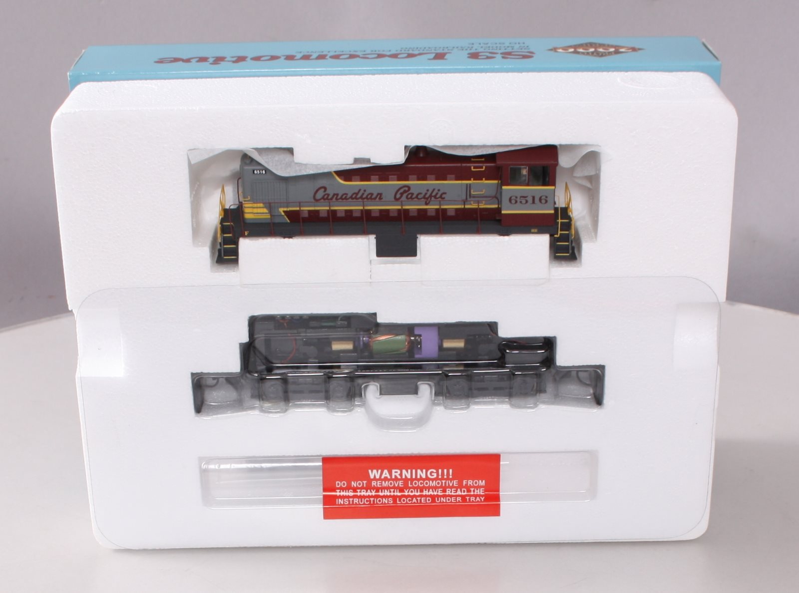 Proto 2000 213801 HO Scale Canadian Pacific Alco S3 Diesel Locomotive #6516 MT/Box