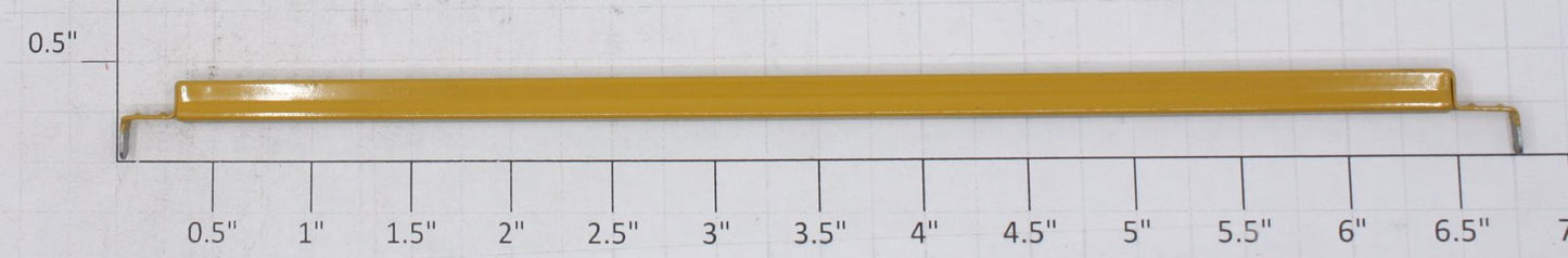 Lionel 806-24 Long Yellow Cattle Car Door Guide (6.75")