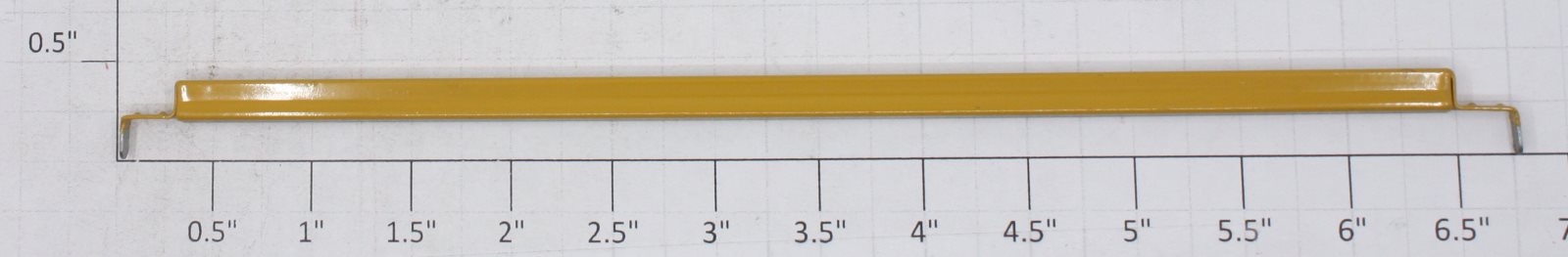 Lionel 806-24 Long Yellow Cattle Car Door Guide (6.75