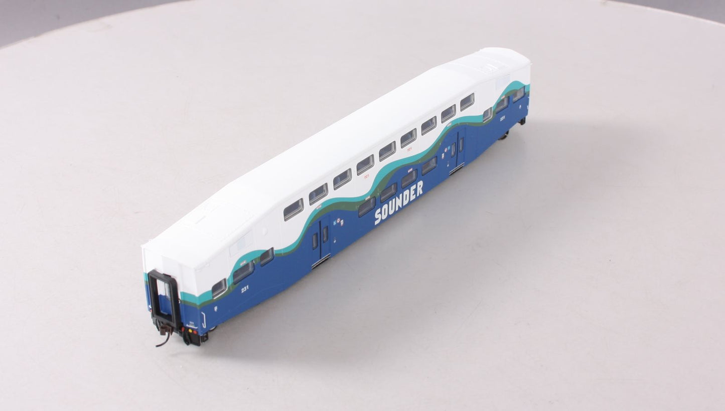 Athearn 2563 HO Scale Sounder Bombardier Passenger Car # 231 LN/Box
