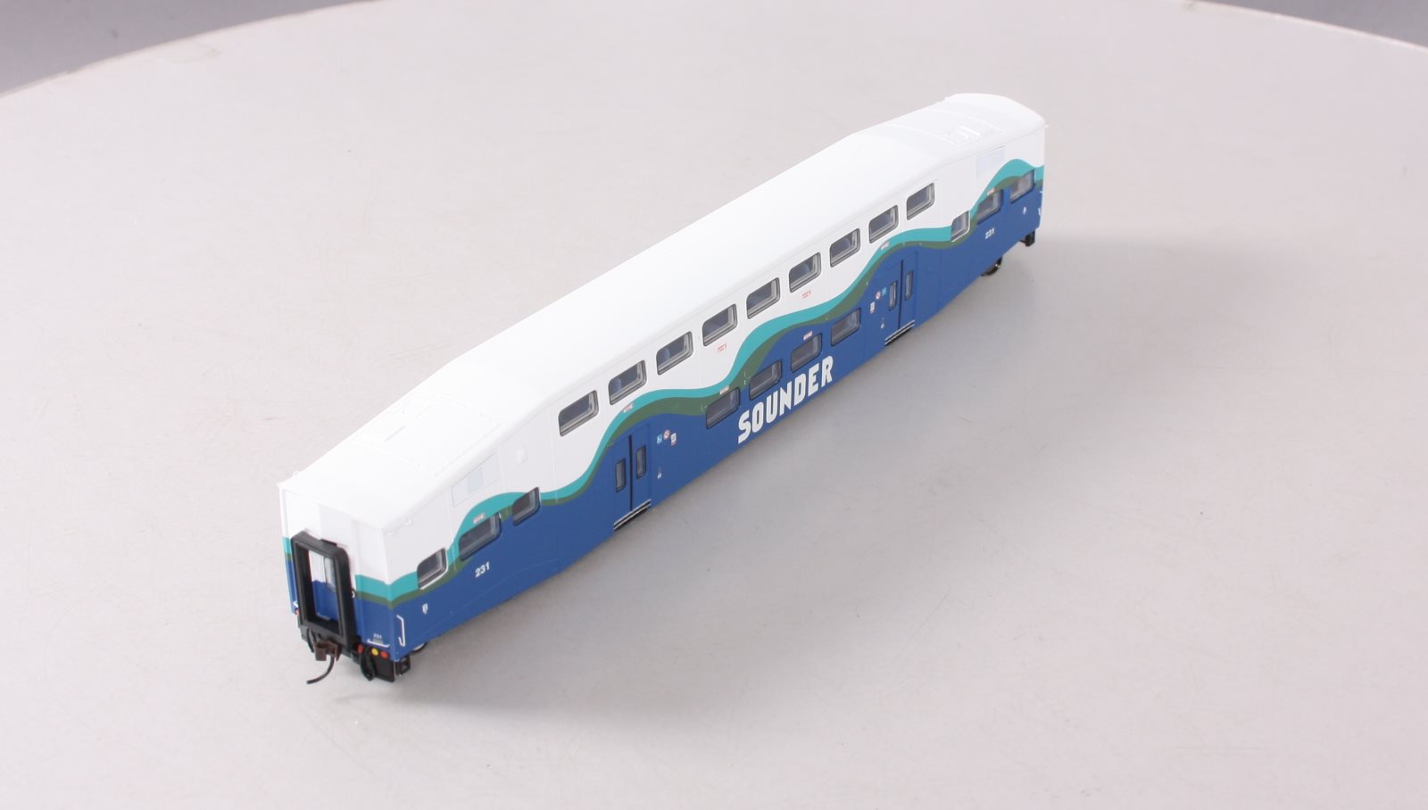 Athearn 2563 HO Scale Sounder Bombardier Passenger Car # 231 LN/Box