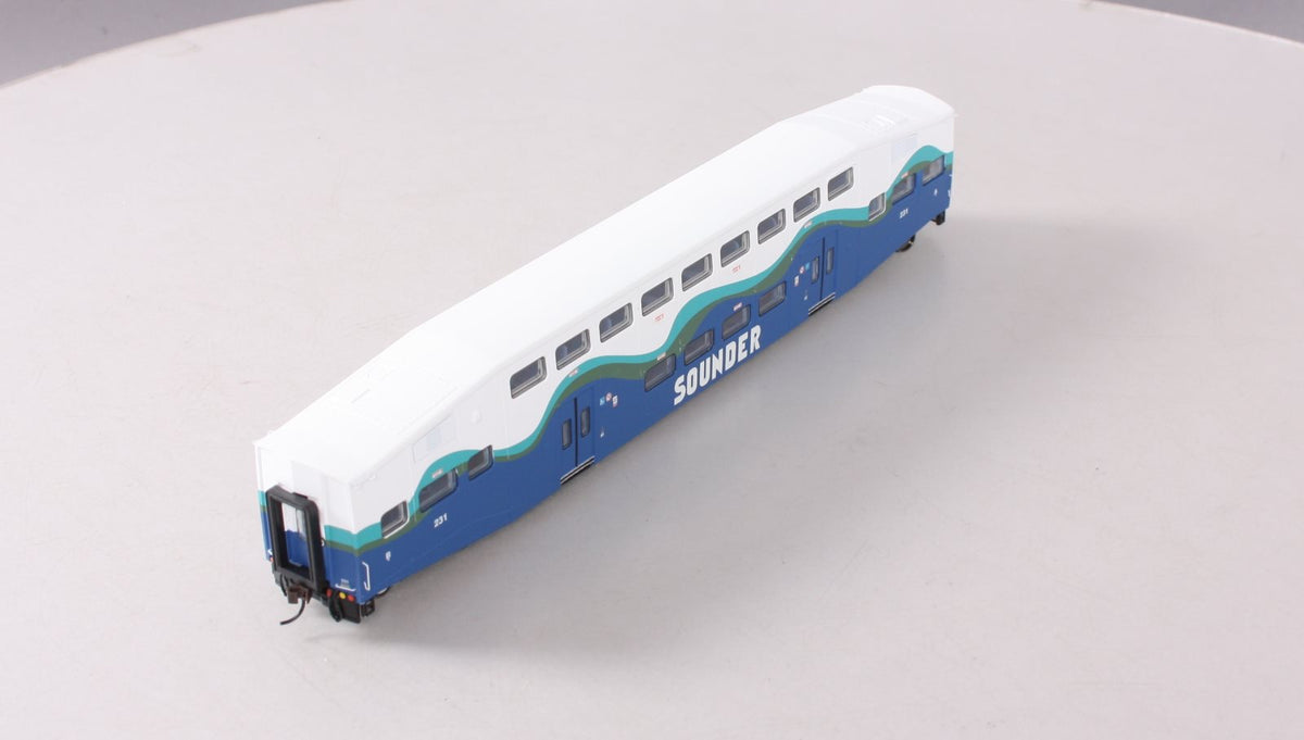 Athearn 2563 HO Scale Sounder Bombardier Passenger Car #231 LN