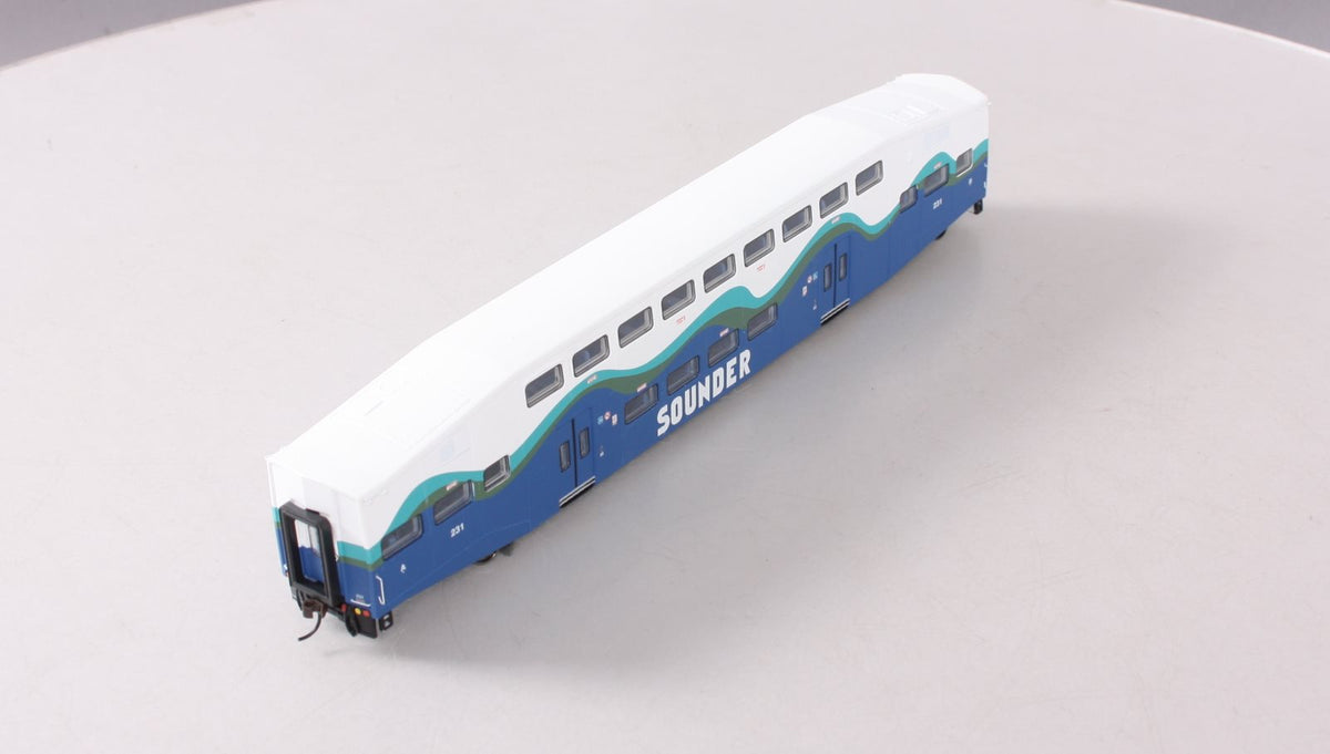 Athearn 2563 HO Scale Sounder Bombardier Passenger Car #231 LN