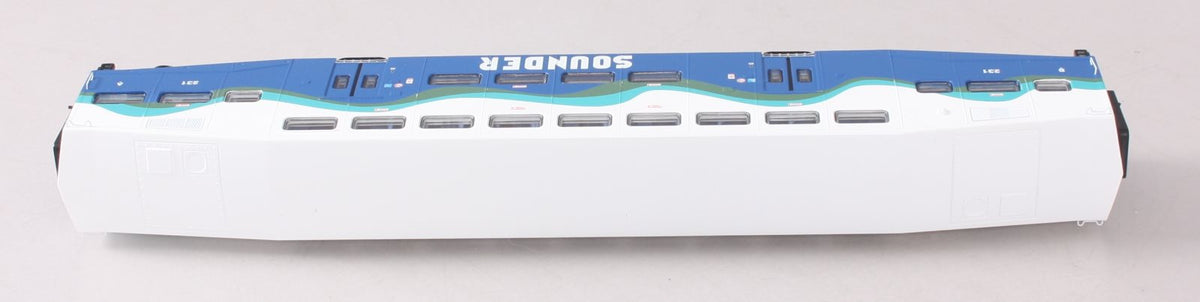 Athearn 2563 HO Scale Sounder Bombardier Passenger Car #231 LN