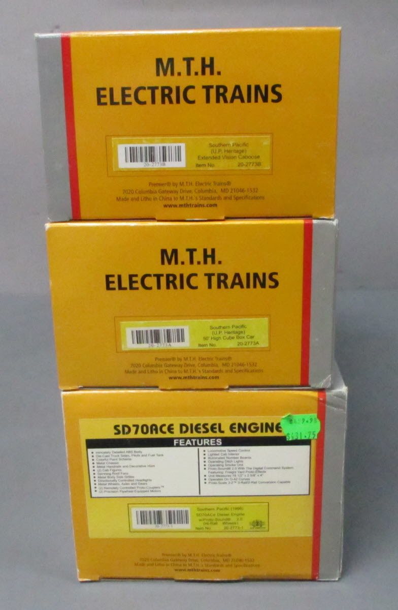 MTH 20-2773-1 Southern Pacific SD70ACe Heritage Diesel Train Set w/PS 2.0