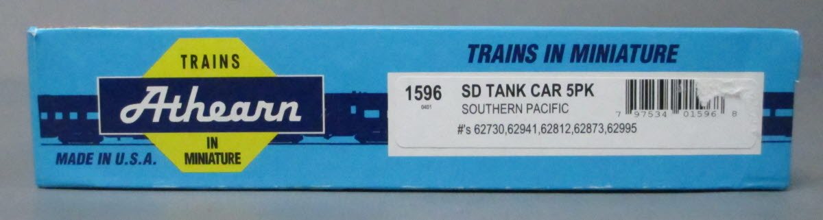 Athearn 1596 HO Scale Southern Pacific Single Dome Tank Car Kit (Pack of 5)