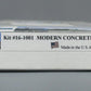 Nu-Line Structures 16-1001 N Scale Modern Concrete Wearhouse Building Kit