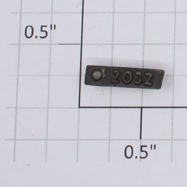 Lionel 2032-11 Painted LH Painted Raised Number Marker Lens/Number Board
