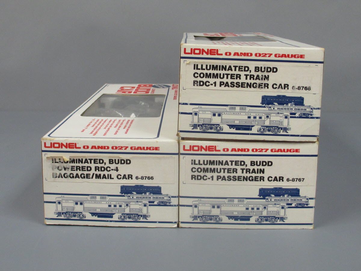Lionel 6-1766 O Gauge Baltimore & Ohio RDC Service Station Special Set NIB