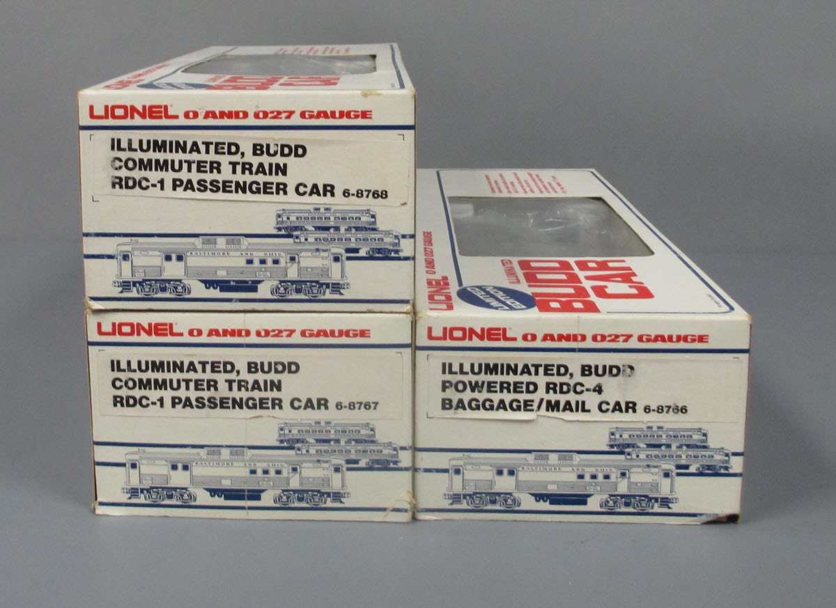 Lionel 6-1766 O Gauge Baltimore & Ohio RDC Service Station Special Set NIB